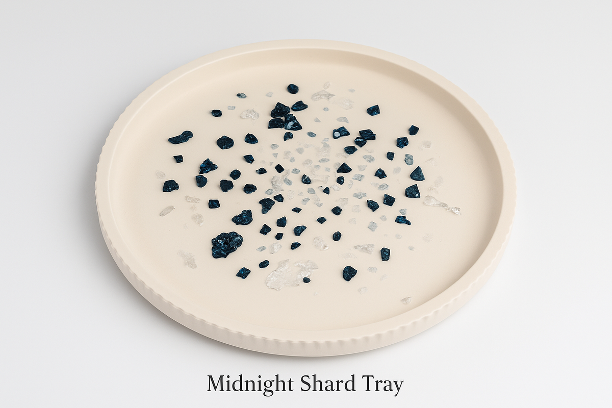 Midnight Shard Tray - Ceramic Resin
