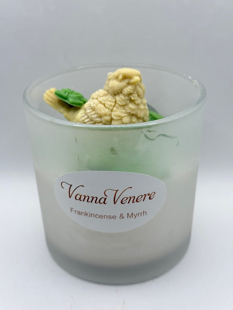 Frankincense & Myrrh 16 oz Frosted Container