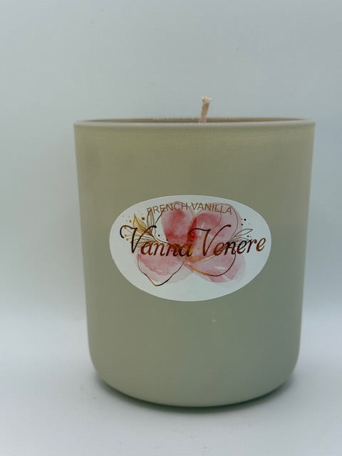 French Vanilla 16 oz Cream Container Candle