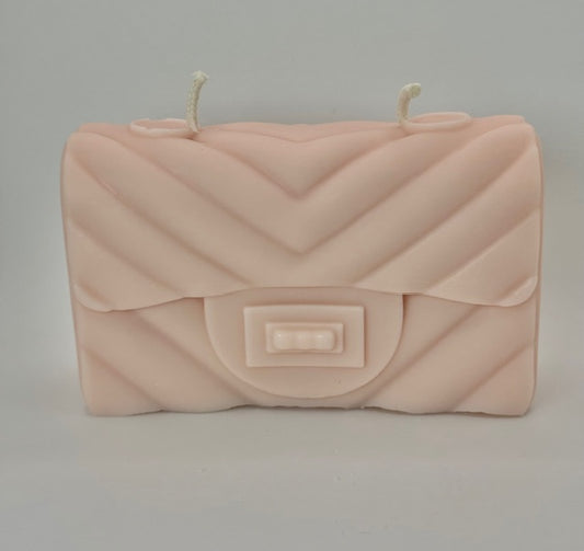 Blush Pink Purse Candle - Boho Rose