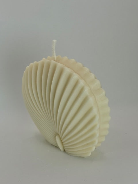 Scallop Shell Candle Large - Divine Glow