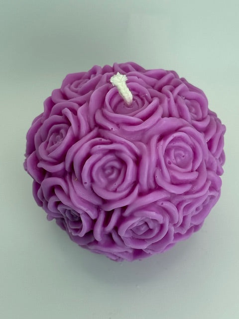 Boho Bloom - Rose Ball Candle