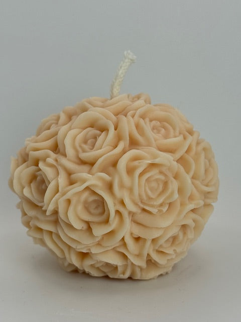 Seaside  Bloom - Rose Ball Candle