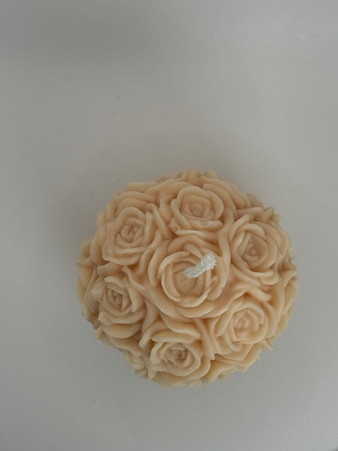 Seaside  Bloom - Rose Ball Candle